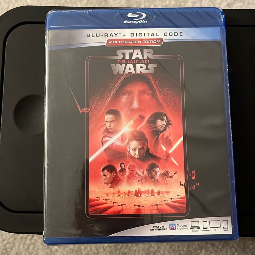 Star Wars, the last Jedi Blu-ray plus digital code, multi